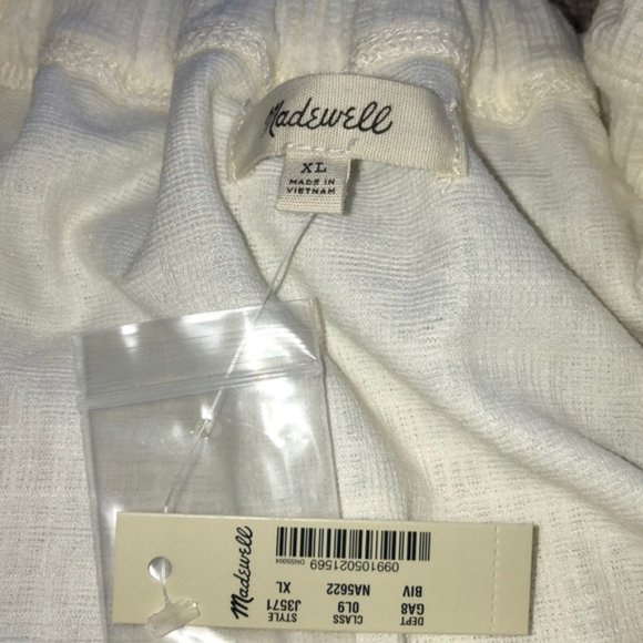 NWT Madewell Texture and Thread Off Shoulder Top - Picture 4 of 5